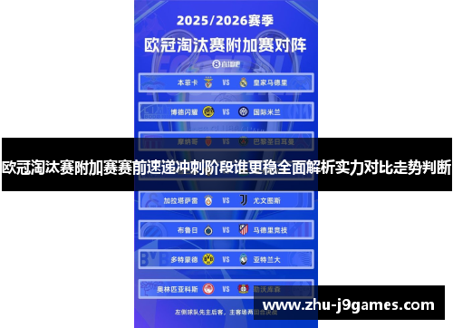 欧冠淘汰赛附加赛赛前速递冲刺阶段谁更稳全面解析实力对比走势判断